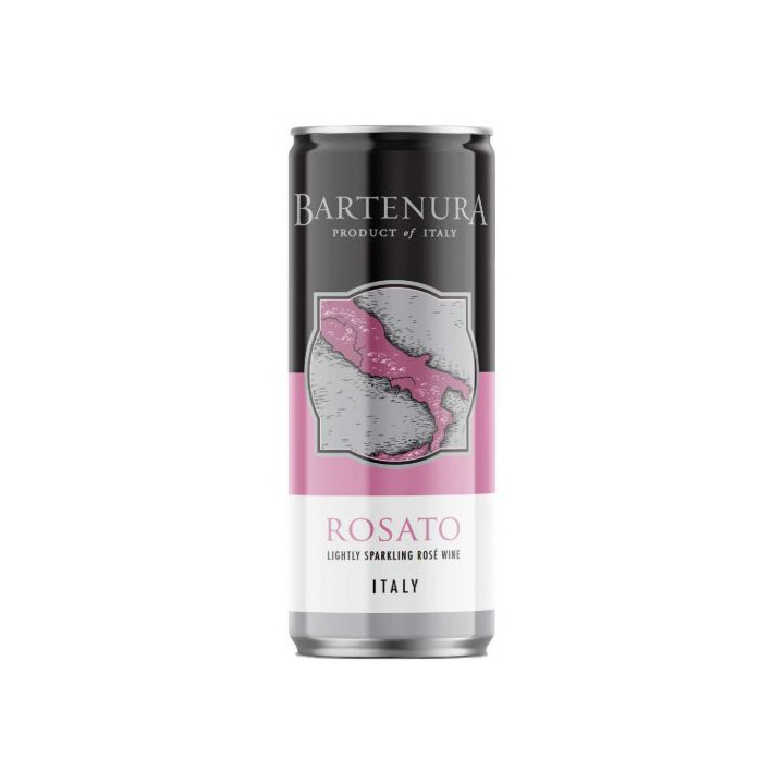Wine Rosato Sparkling TIN MEV 250ml BARTENURA