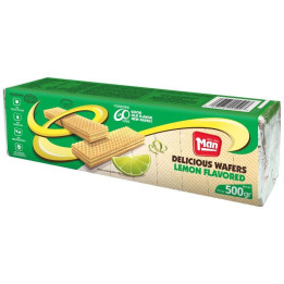 Waffers filled lemon 200gr MAN