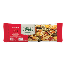 Cranberry Snack Bar 40gr TASTE OF NATURE GF