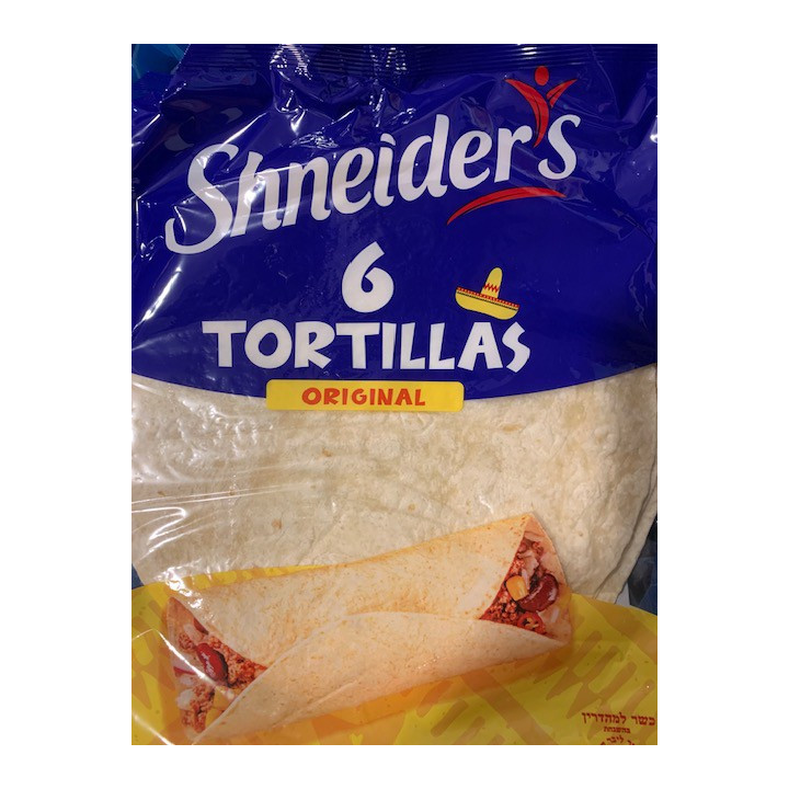 Tortillas ORIGINAL 22cm (6pcs) 360gr SHNEIDERS