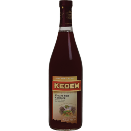Wine CREAM RED CONCORD 9%  750ml KEDEM