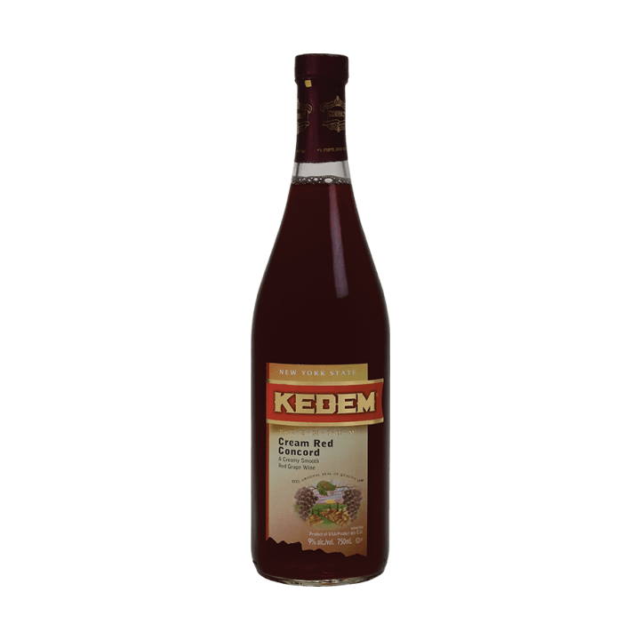 Wine CREAM RED CONCORD 9%  750ml KEDEM