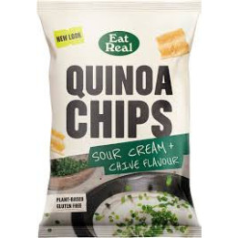 EAT REAL QUINOA SOUR CREAM & CHIVE 90GR GF