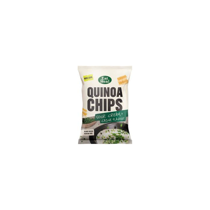EAT REAL QUINOA SOUR CREAM & CHIVE 90GR GF