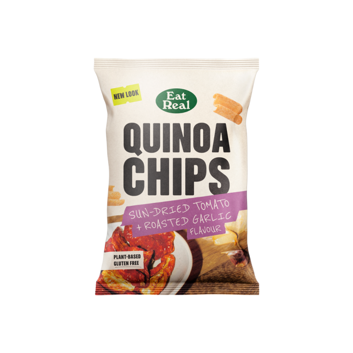 EAT REAL QUINOA SUN-DRIED TOM. & ROASTED GARLIC 90gr GF