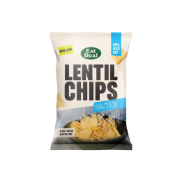 EAT REAL LENTIL CHIPS SEA SALT 95gr GF