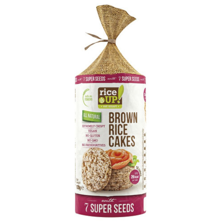 Rice cake 7 SUPER SEEDS 120gr RICE UP