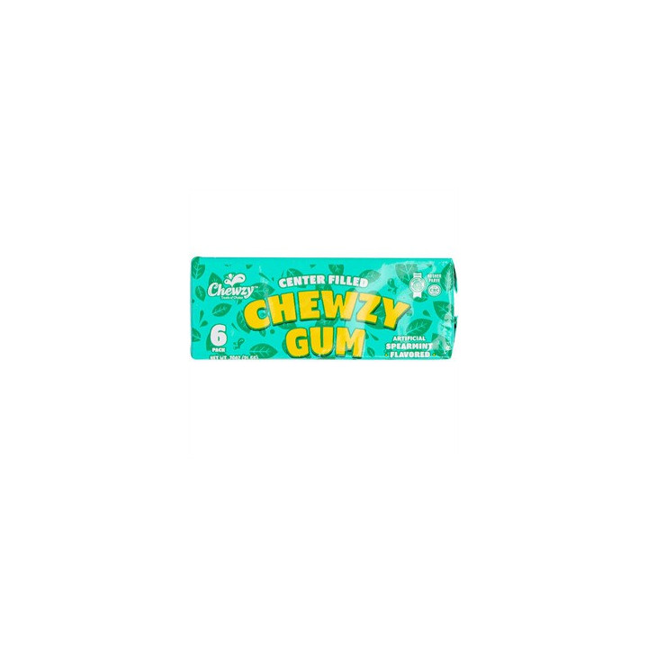 Chewing gum spearmint 21.5gr CHEWZY GUM