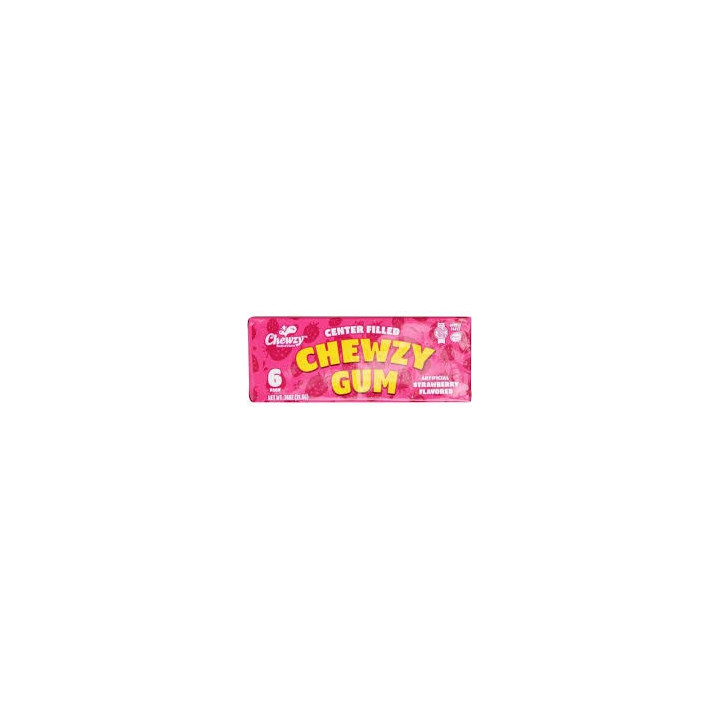 Chewing gum straw 21.5gr CHEWZY GUM