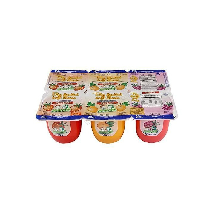 Cheese Fruited Soft 6x100gr MAKABI