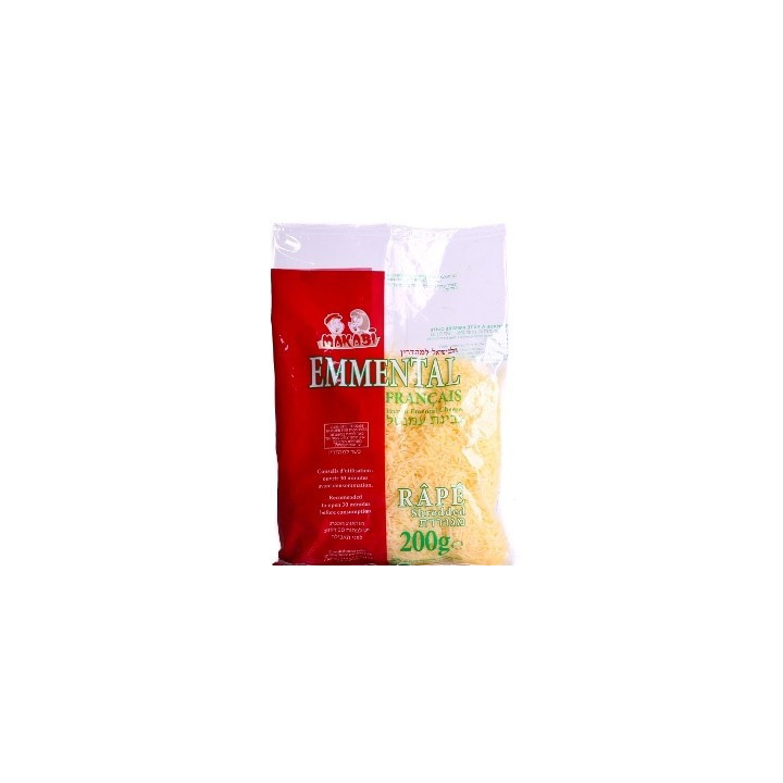 Cheese Emmental Rappe 200gr MAKABI