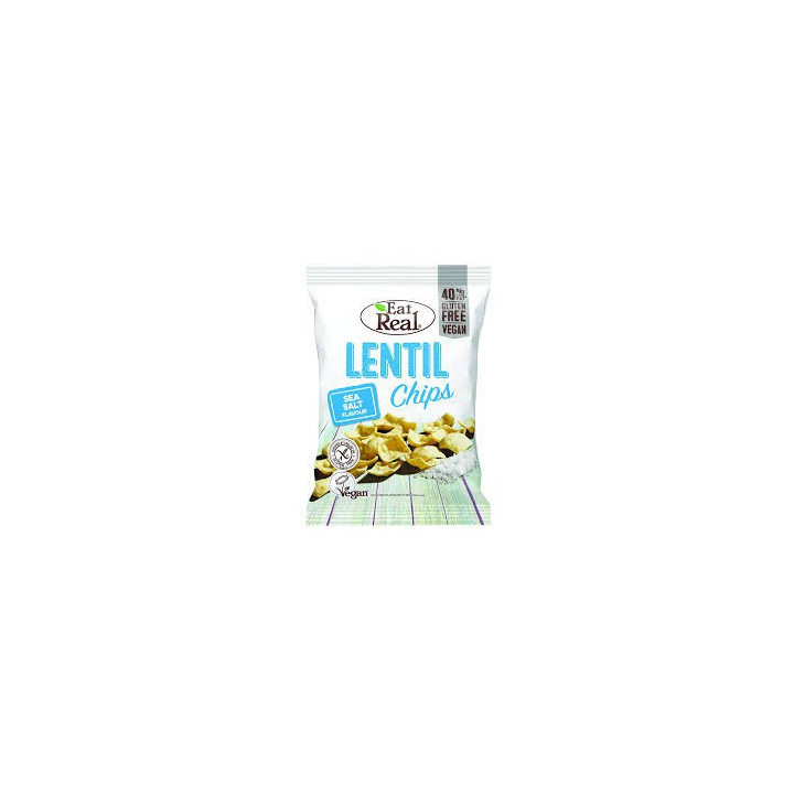 Chips Lentil Sea Salt 113gr EAT REAL